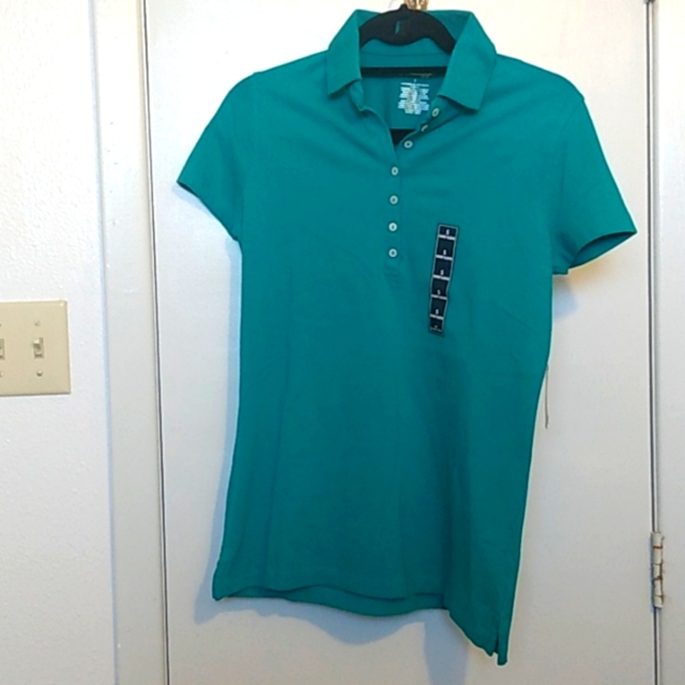 Button up polo shirt